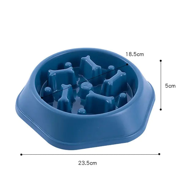 Slow Feeder Bone Pet Bowl