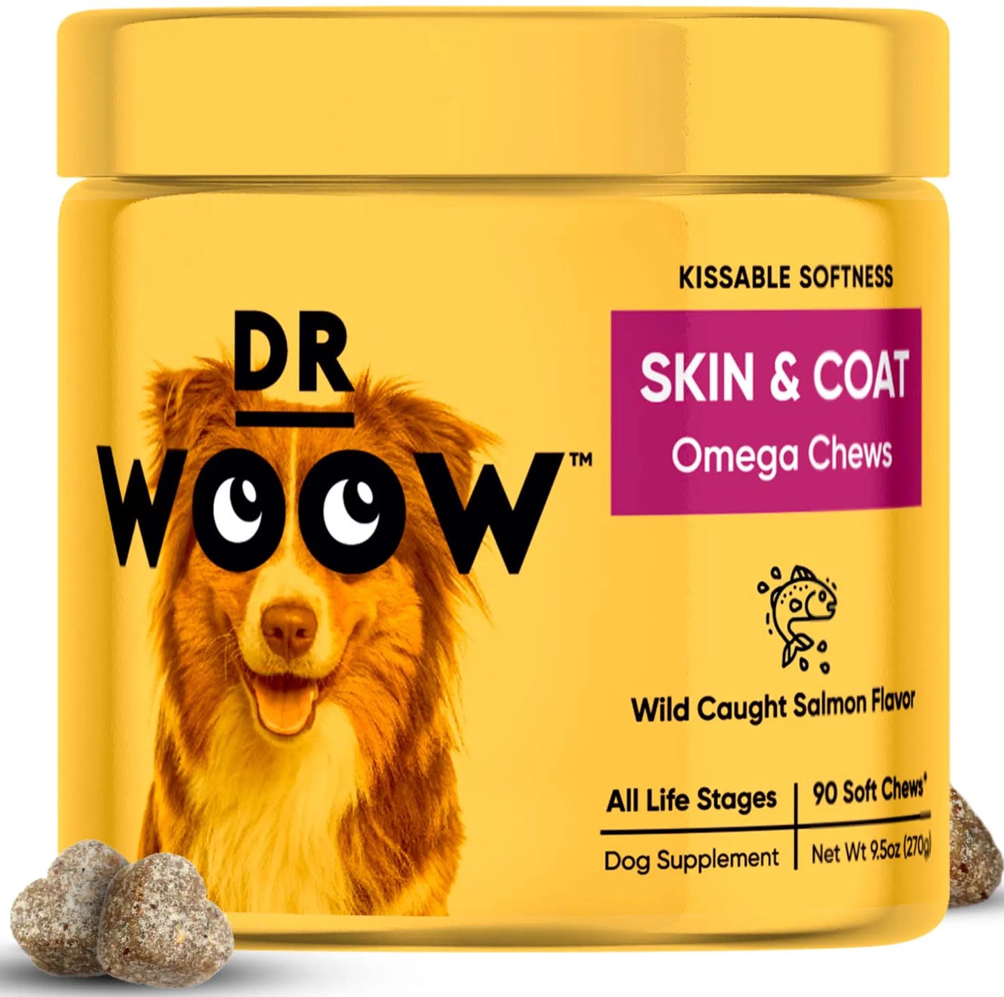 1. Dr Woow Skin and Coat Soft Chews