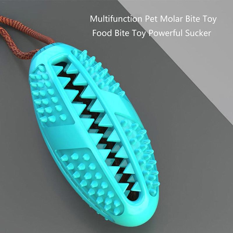 Multifunction Pet Molar Bite Toy Interactive Fun Pet Leakage Food Toys
