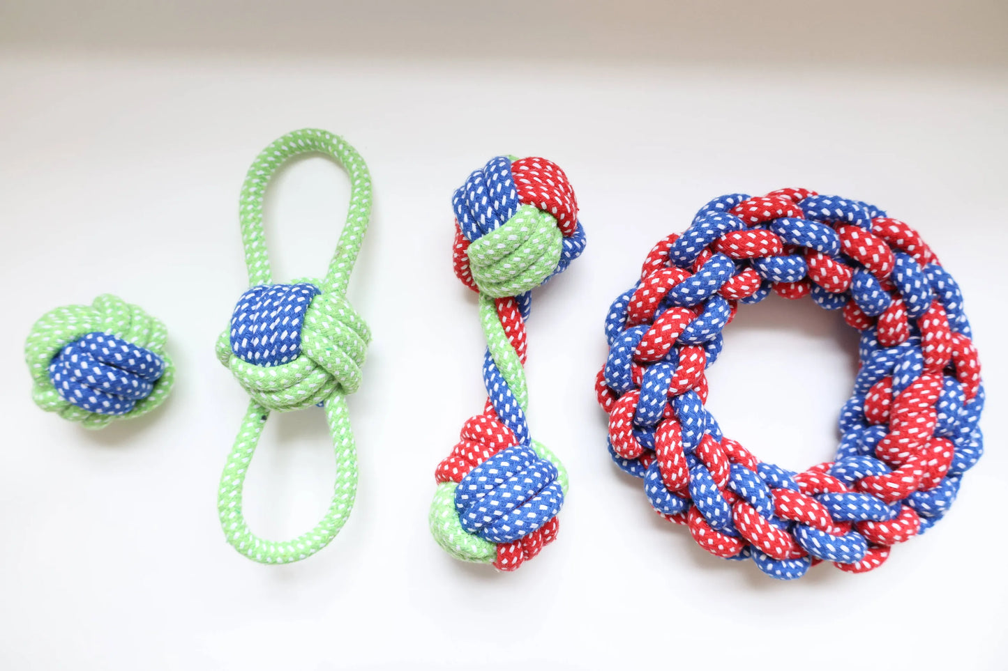 1. Rope Dog Toy 4 Set
