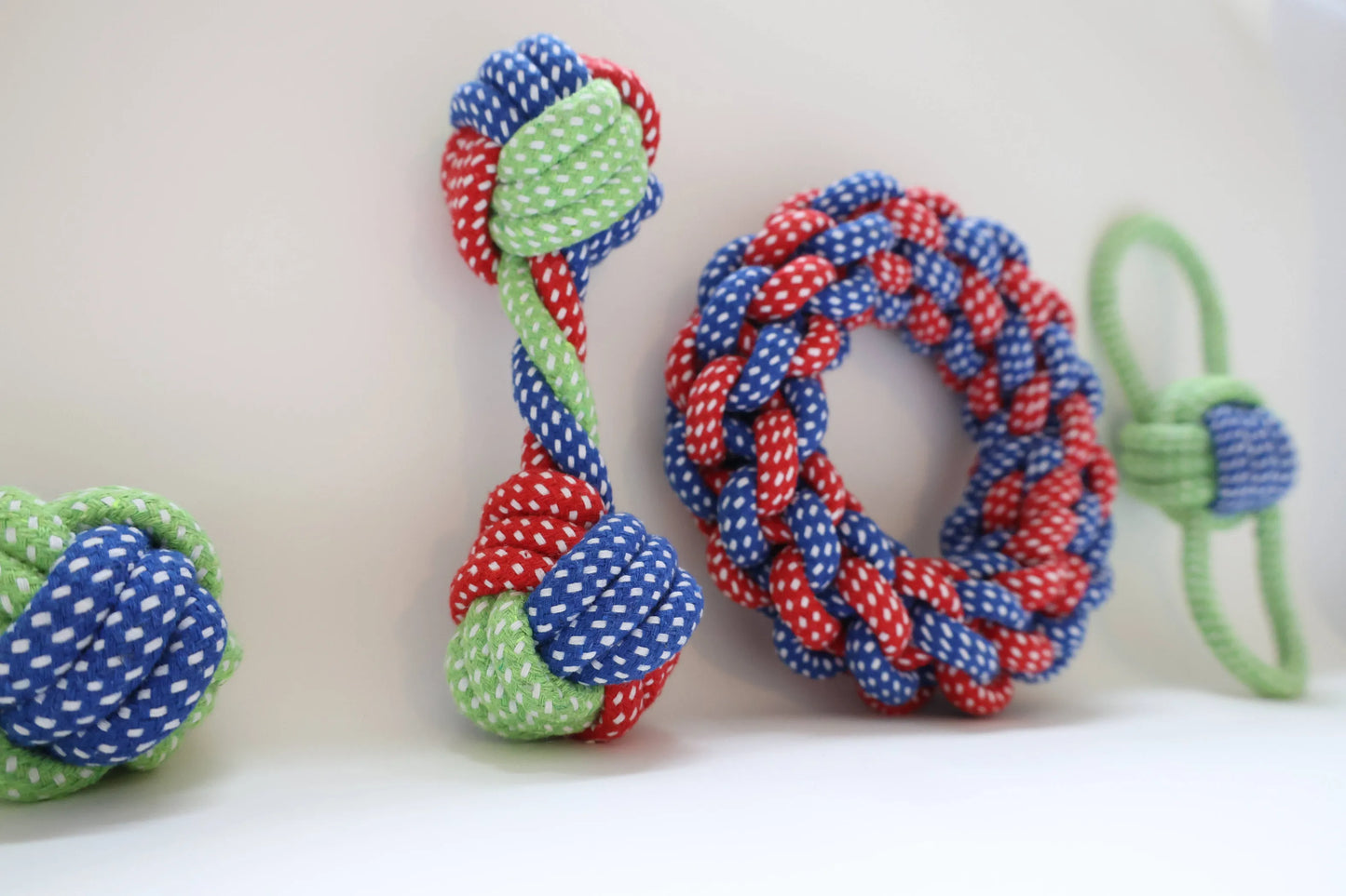 1. Rope Dog Toy 4 Set