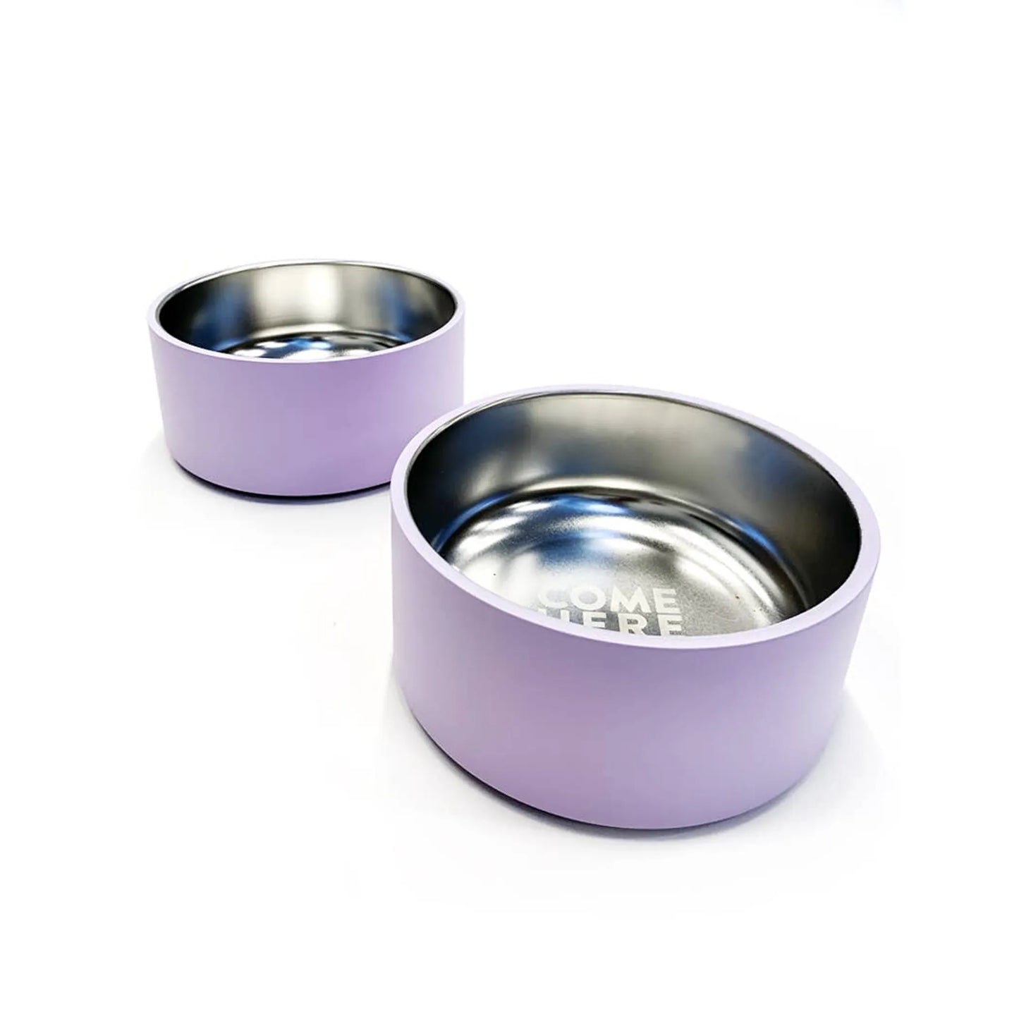 2. Lilac Dog Bowl
