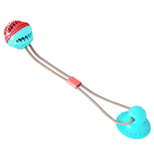 Multifunction Pet Molar Bite Toy Interactive Fun Pet Leakage Food Toys