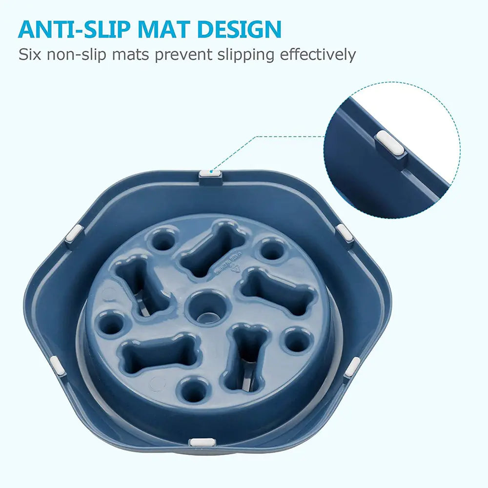 Slow Feeder Bone Pet Bowl
