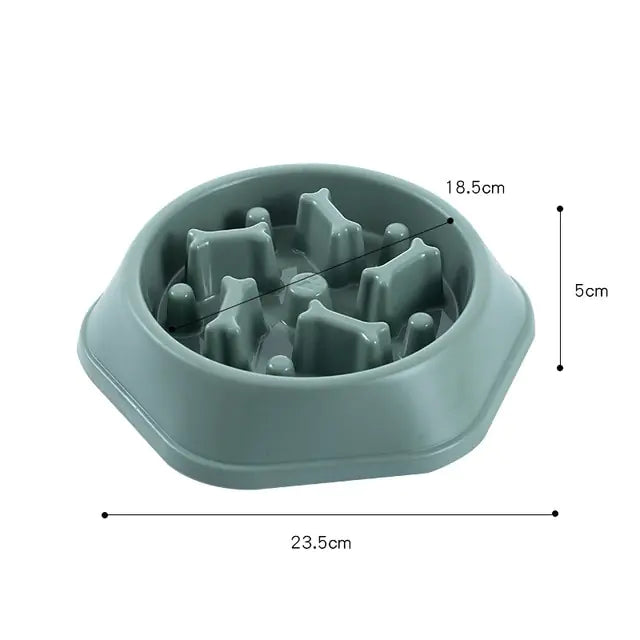 Slow Feeder Bone Pet Bowl