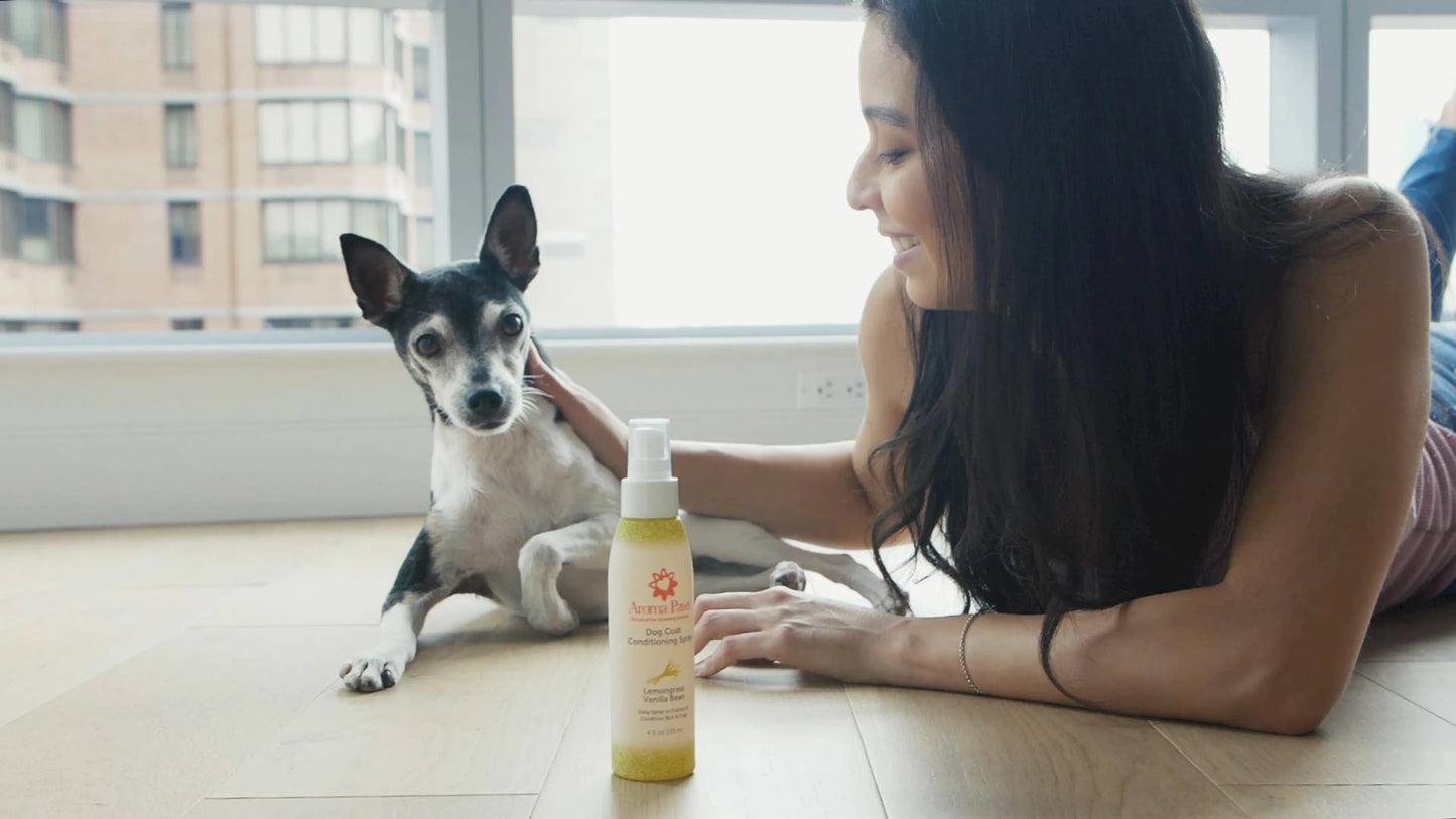 3. Lemongrass Vanilla Bean, 4.5 Oz. Dog Coat Spray
